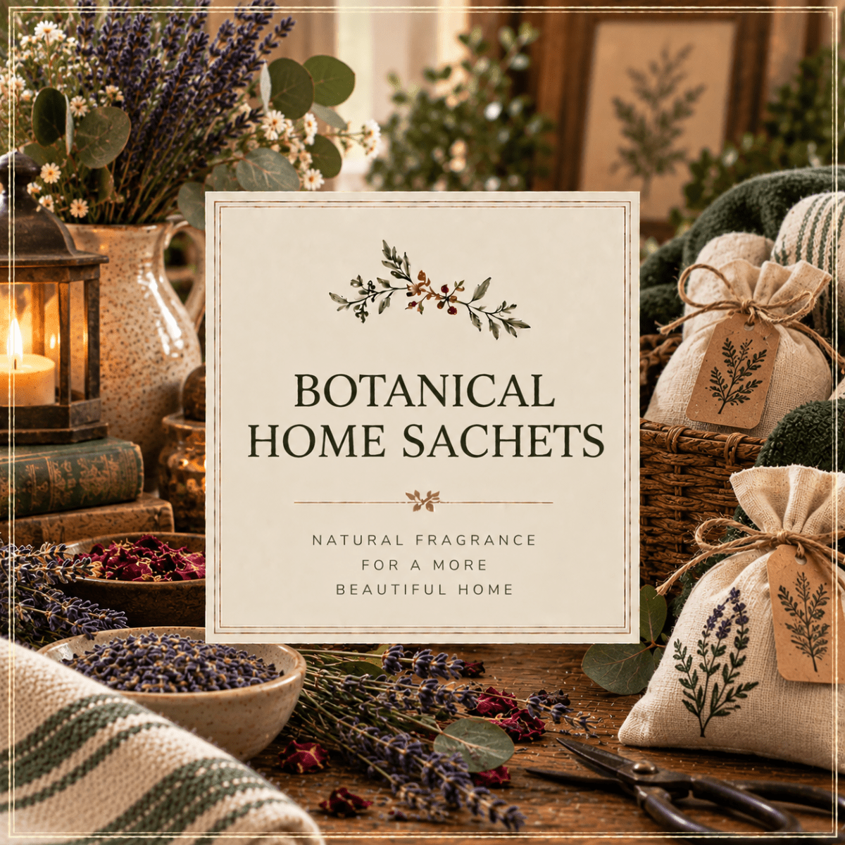 Botanical Home Sachets - Winterberry Hearth