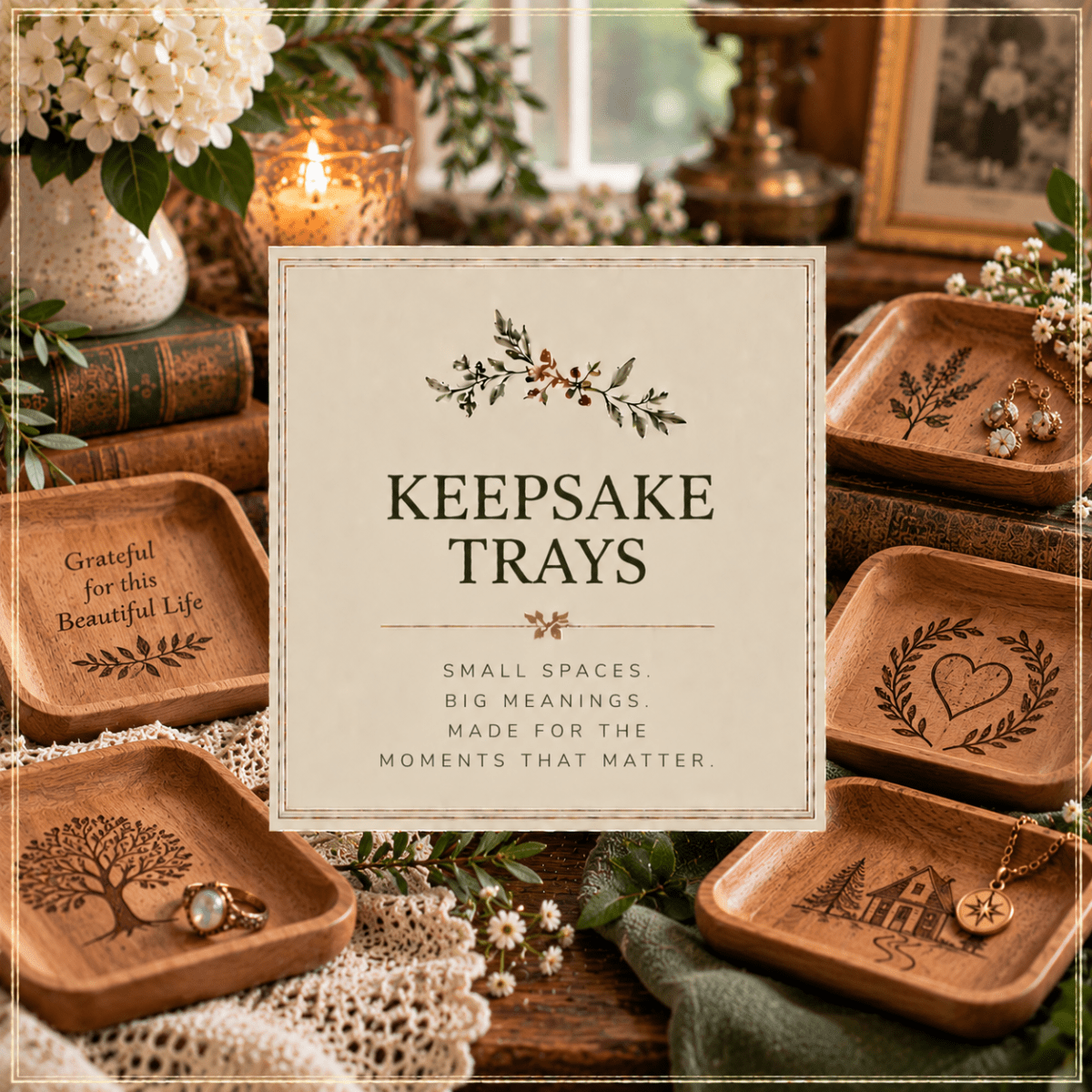 Keepsake Trays - Winterberry Hearth