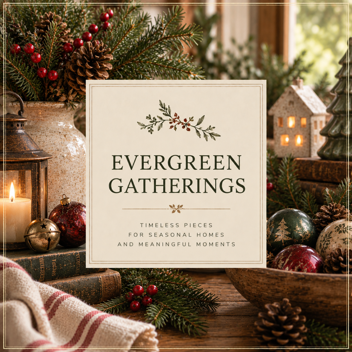 EVERGREEN GATHERINGS - Winterberry Hearth