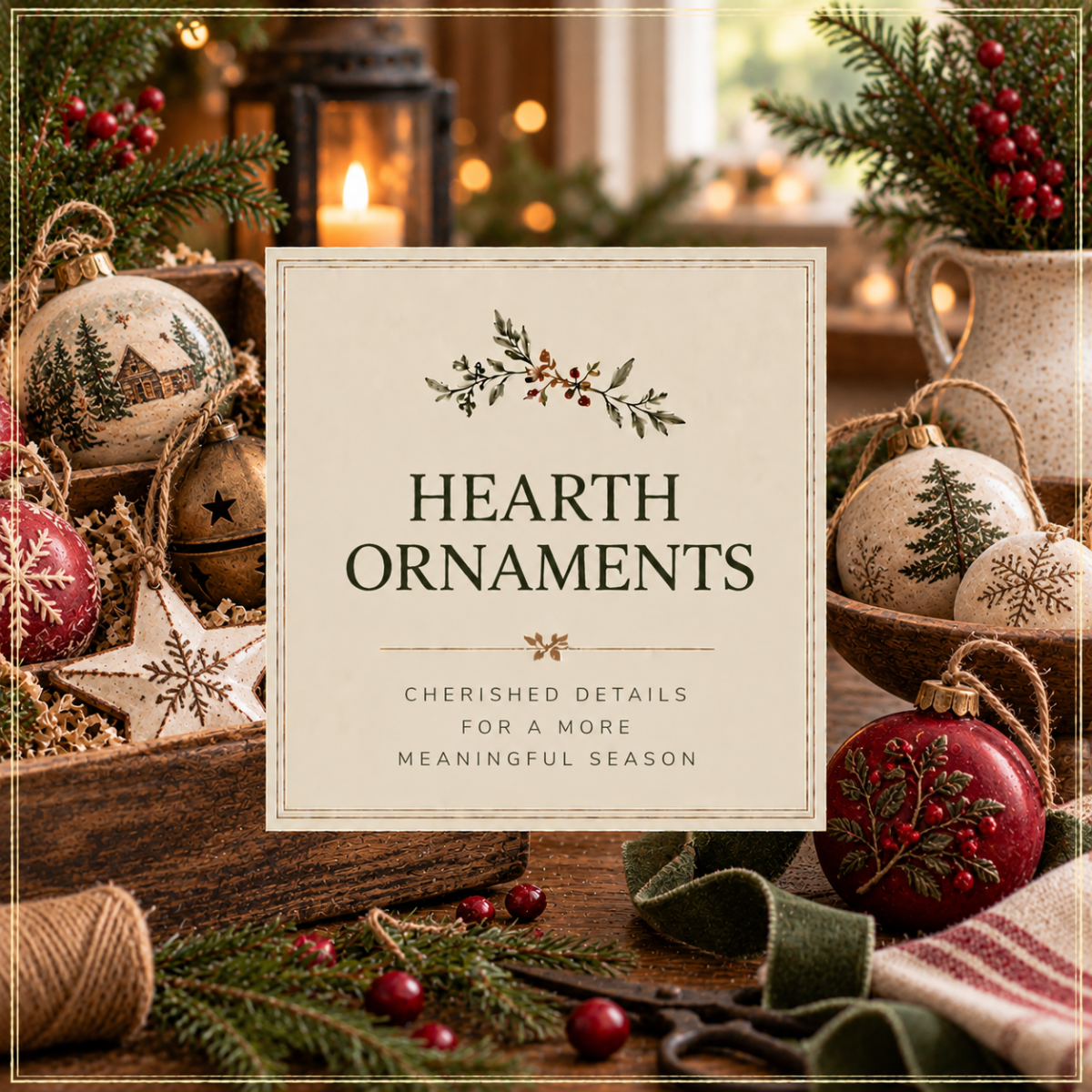 Hearth Ornaments - Winterberry Hearth