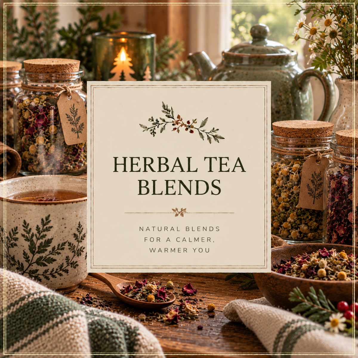 Herbal Tea Blends - Winterberry Hearth