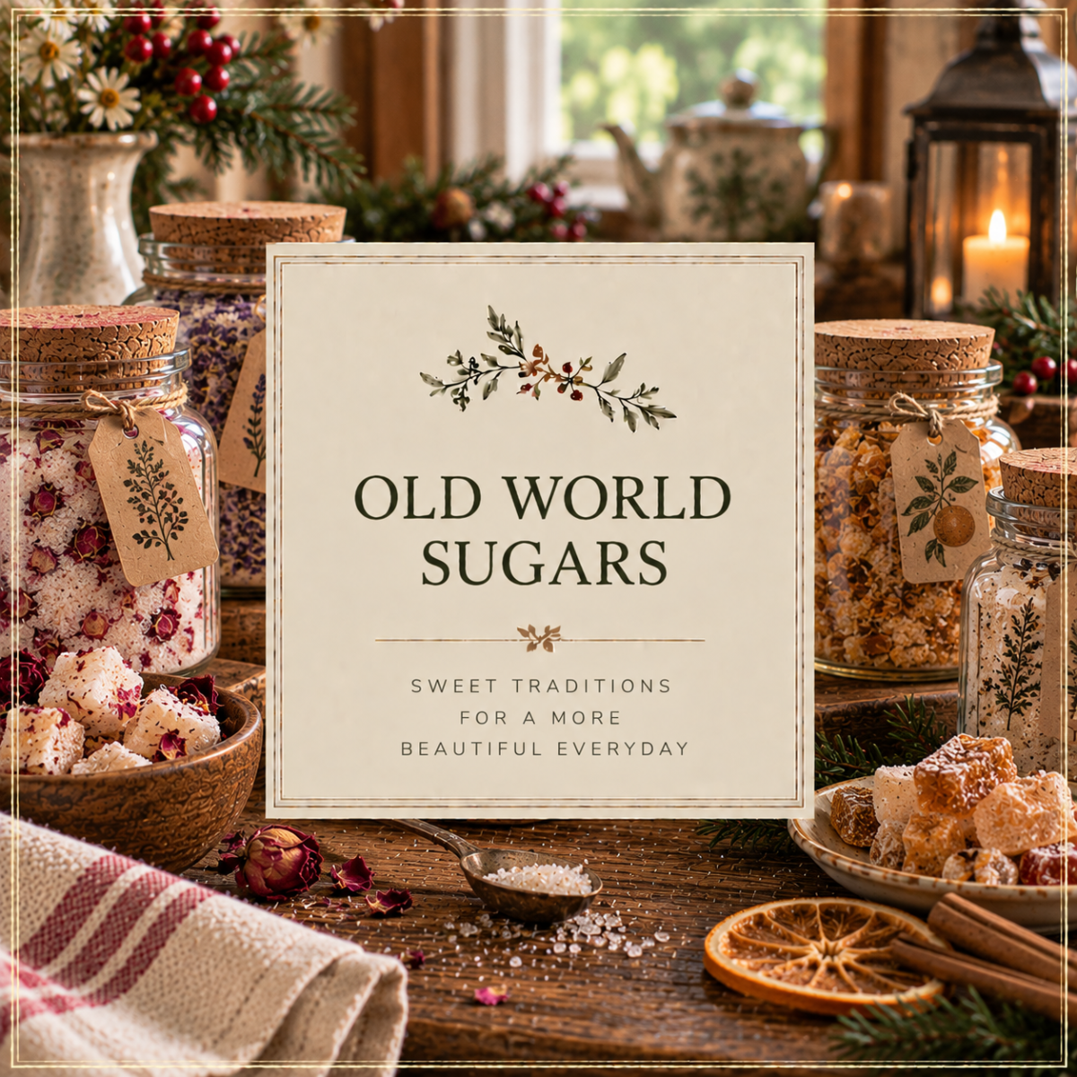 Old World Sugars & Cubes - Winterberry Hearth