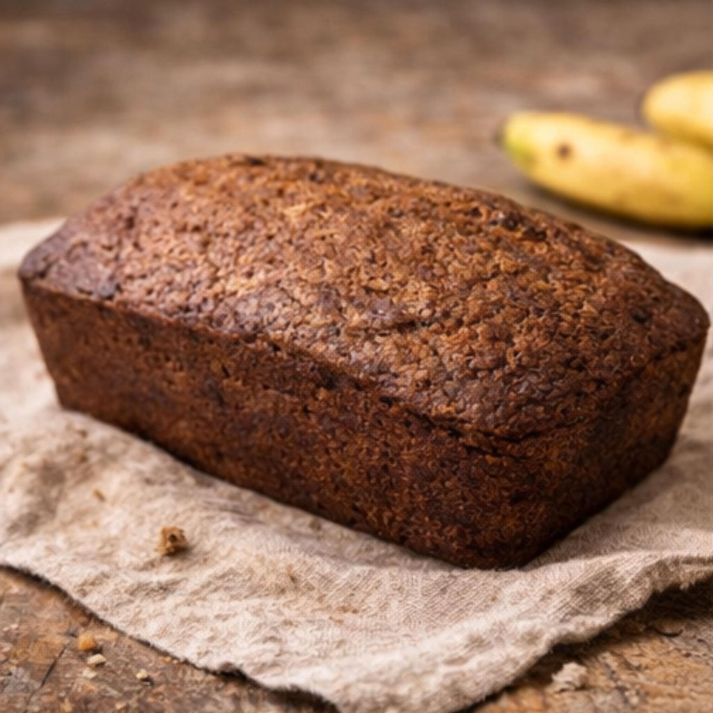 Banana Bread Loaf, Walnut or Pecan Options, Moist Homemade Bread, Fresh Baked Comfort Food - Winterberry Hearth