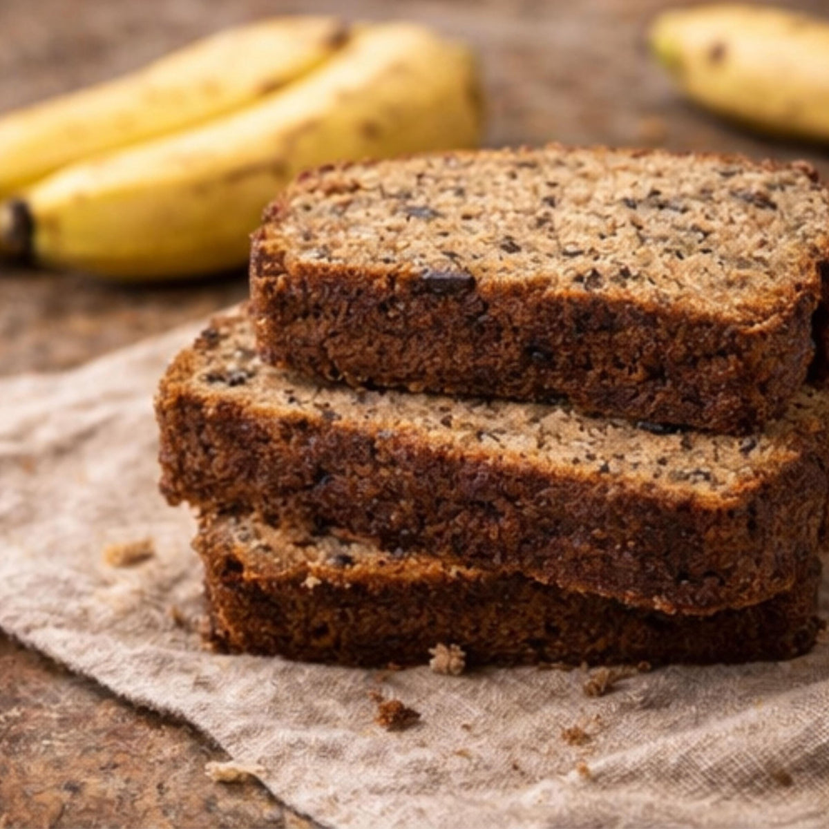Banana Bread Loaf, Walnut or Pecan Options, Moist Homemade Bread, Fresh Baked Comfort Food - Winterberry Hearth
