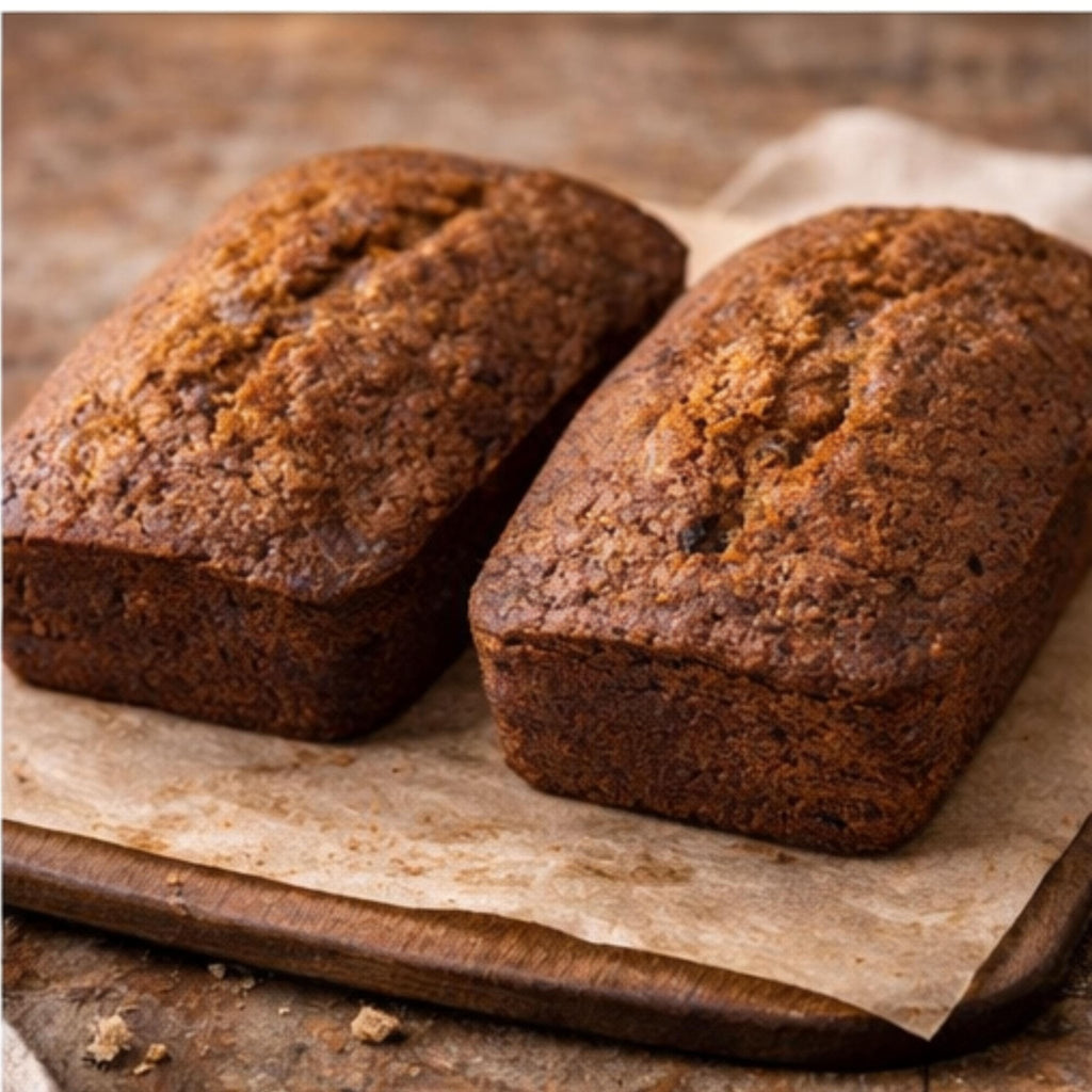 Banana Bread Loaf, Walnut or Pecan Options, Moist Homemade Bread, Fresh Baked Comfort Food - Winterberry Hearth