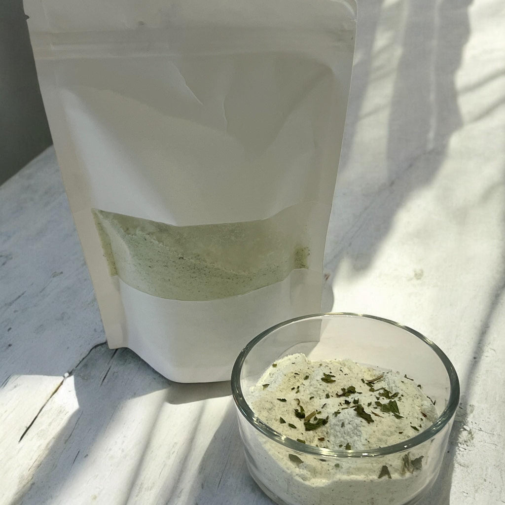 Basil Salt, Fresh Gourmet Herb Blend, Finishing Salt for Cooking, Tomatoes & Pasta - Winterberry Hearth