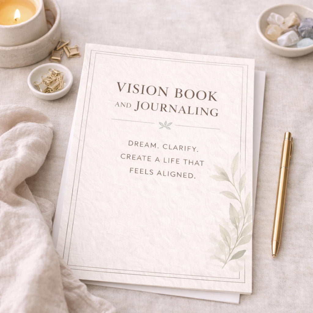 Begin Again Journal Bundle, Guided Prayer Reflections, Self Love Wellness Planner, Printable Vision Book, Digital Download - Winterberry Hearth