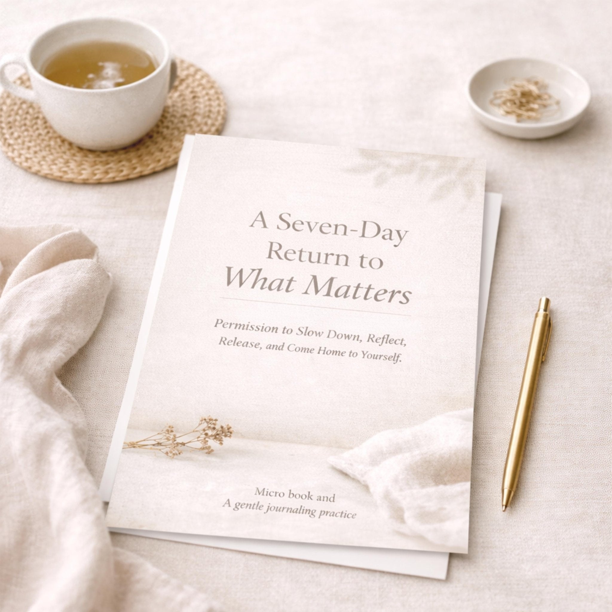 Begin Again Journal Bundle, Guided Prayer Reflections, Self Love Wellness Planner, Printable Vision Book, Digital Download - Winterberry Hearth