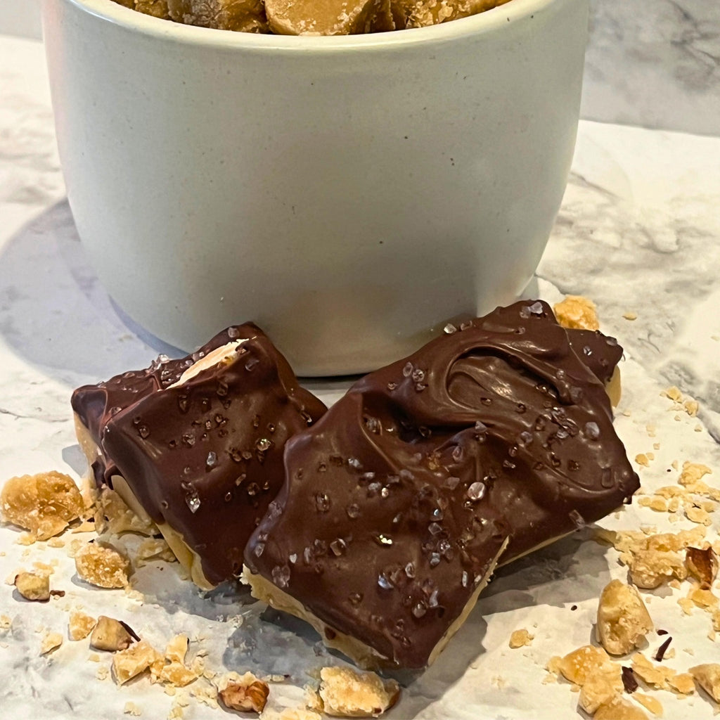 Brown Sugar Butter Candy: Chocolate Sea Salt Fudge - Winterberry Hearth