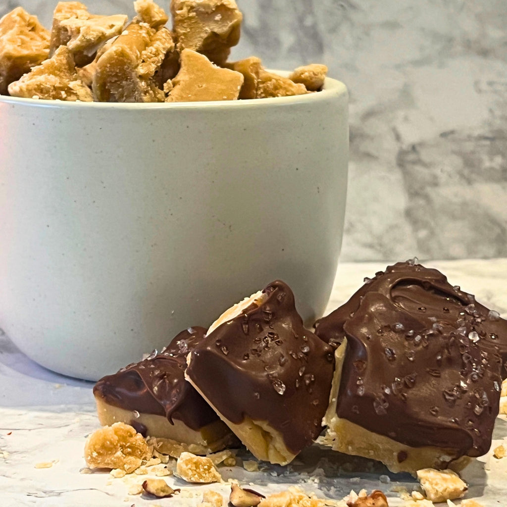 Brown Sugar Butter Candy: Chocolate Sea Salt Fudge - Winterberry Hearth