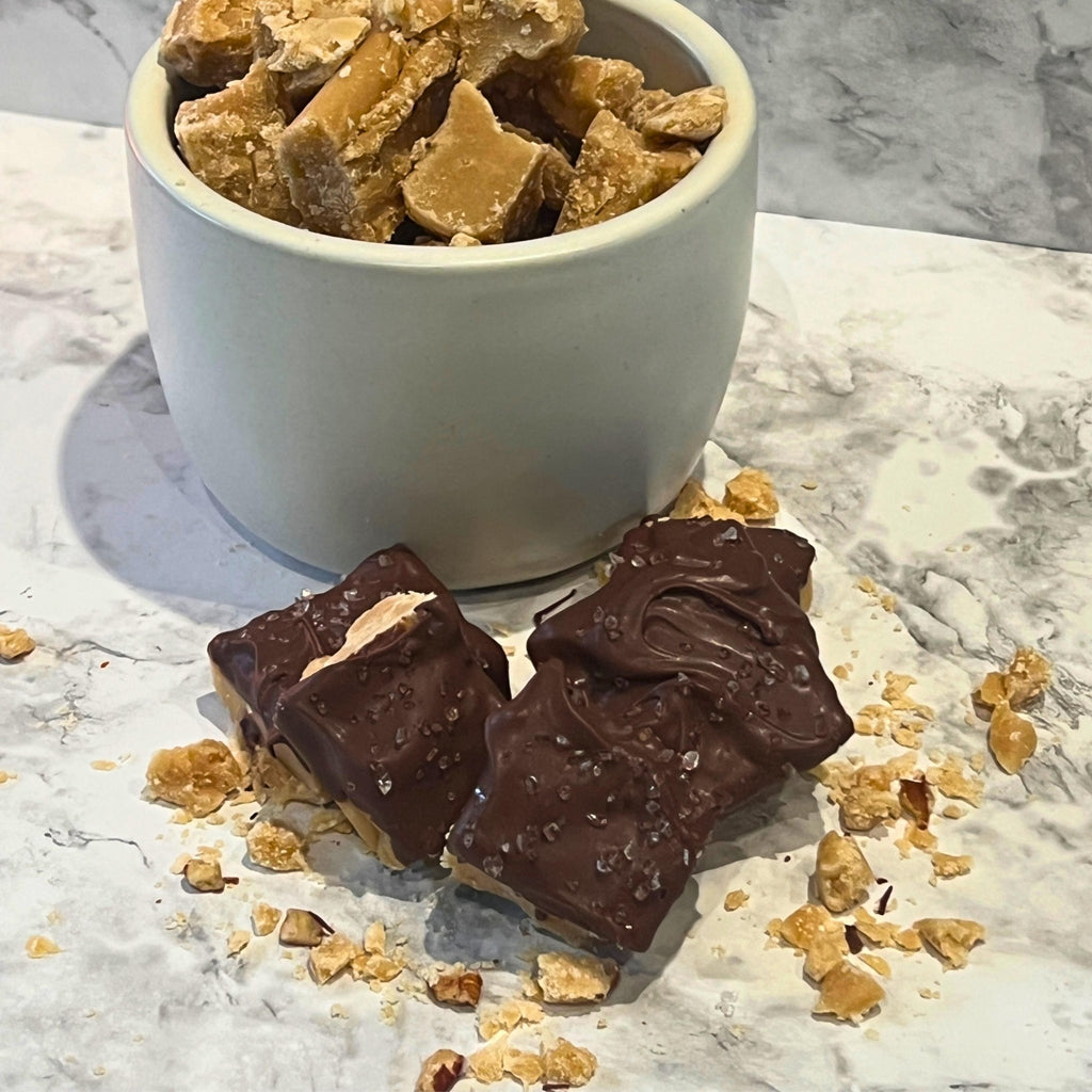 Brown Sugar Butter Candy: Chocolate Sea Salt Fudge - Winterberry Hearth