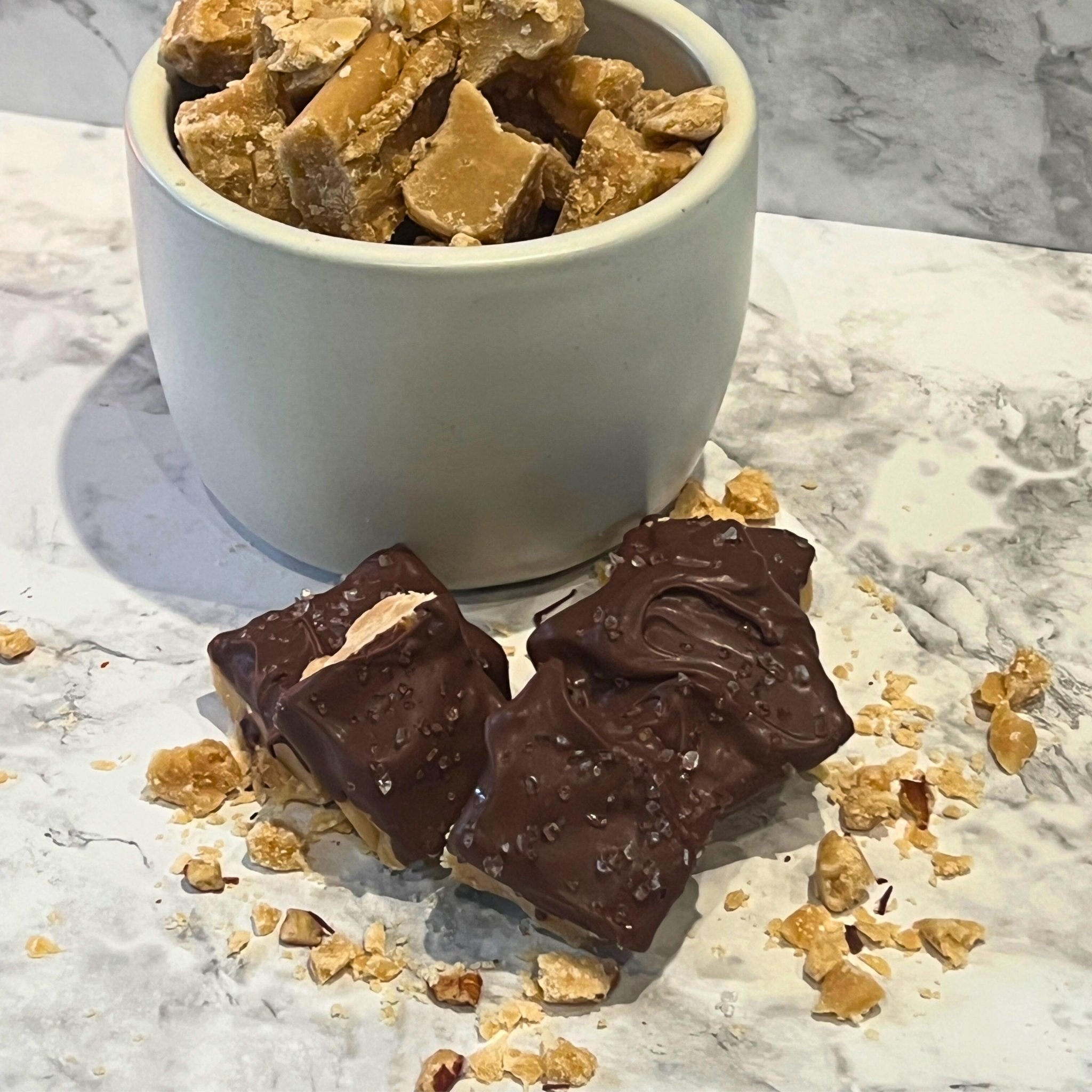 Brown Sugar Butter Candy: Chocolate Sea Salt Fudge - Winterberry Hearth