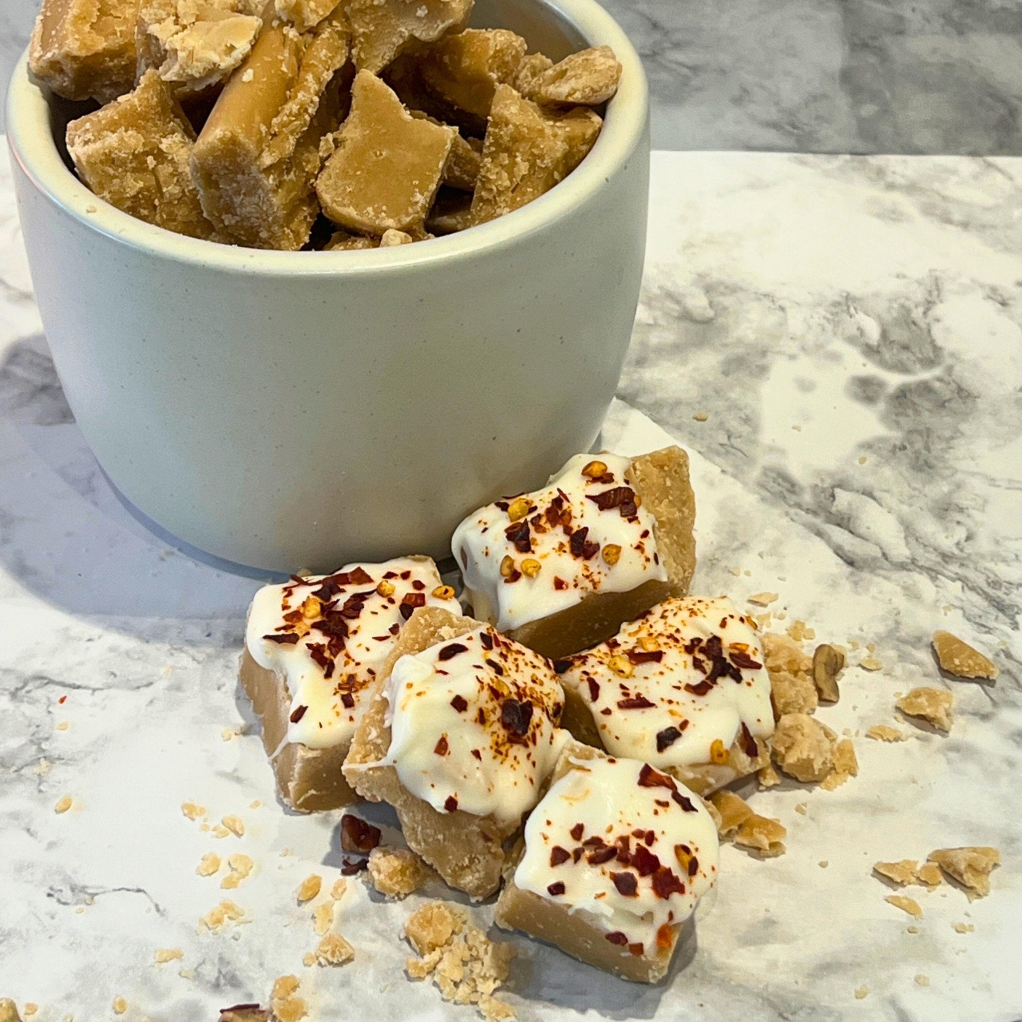 Brown Sugar Butter Candy: Spicy White Chocolate Fudge - Winterberry Hearth