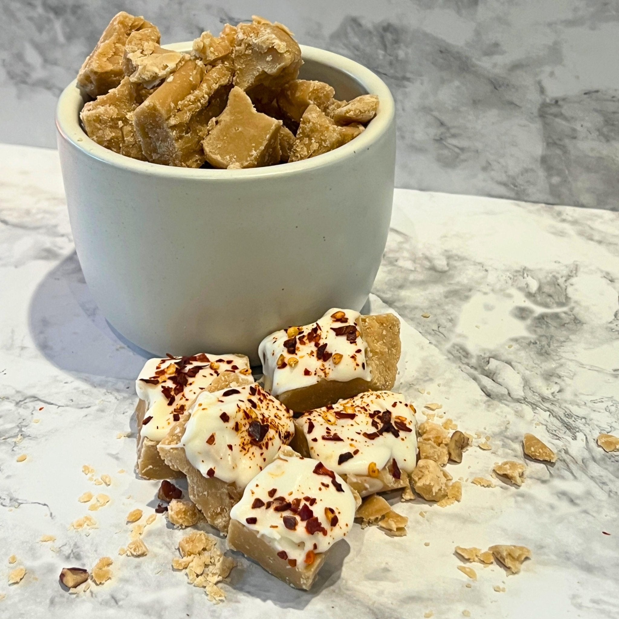 Brown Sugar Butter Candy: Spicy White Chocolate Fudge - Winterberry Hearth