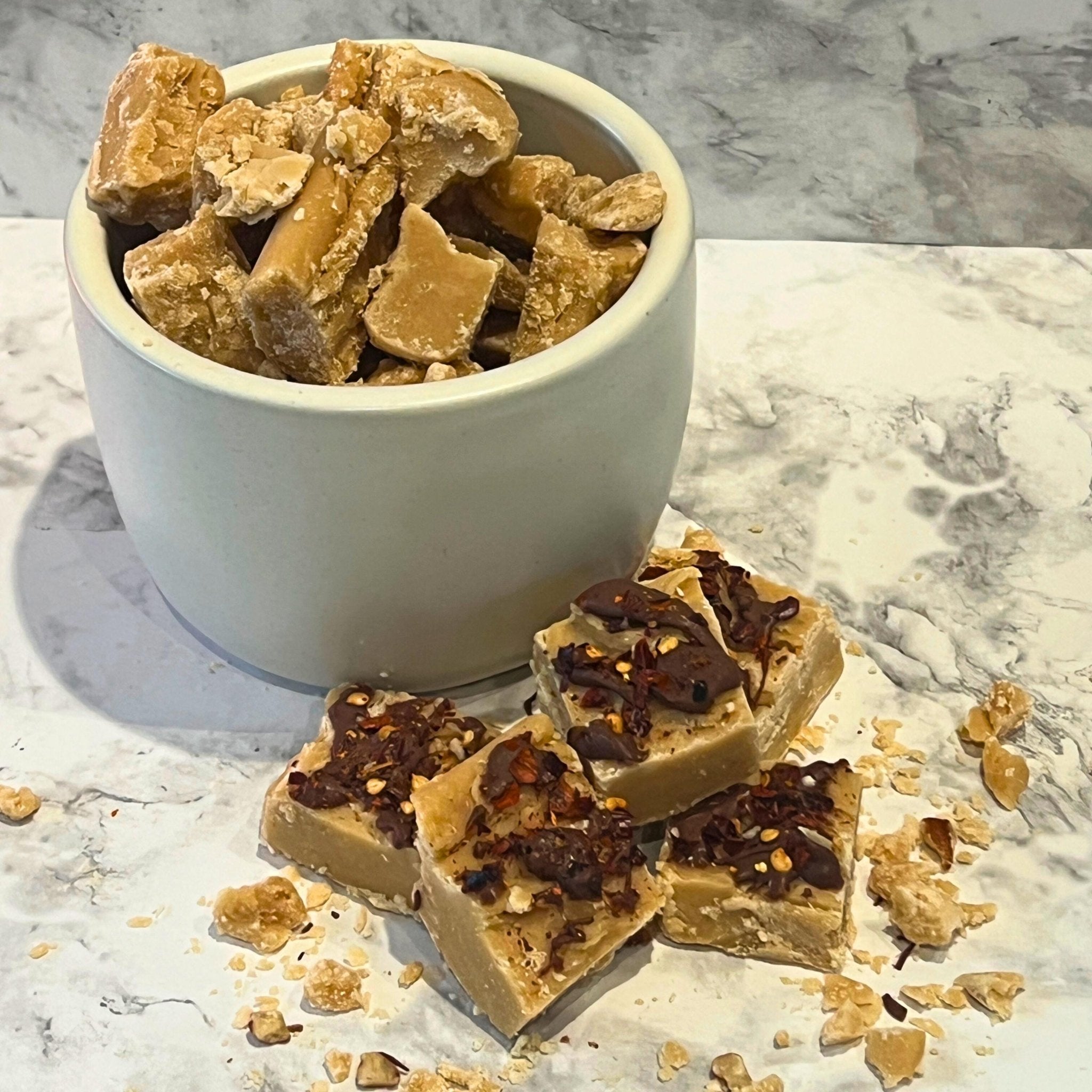 Brown Sugar Butter Candy: Spicy White Chocolate Fudge - Winterberry Hearth