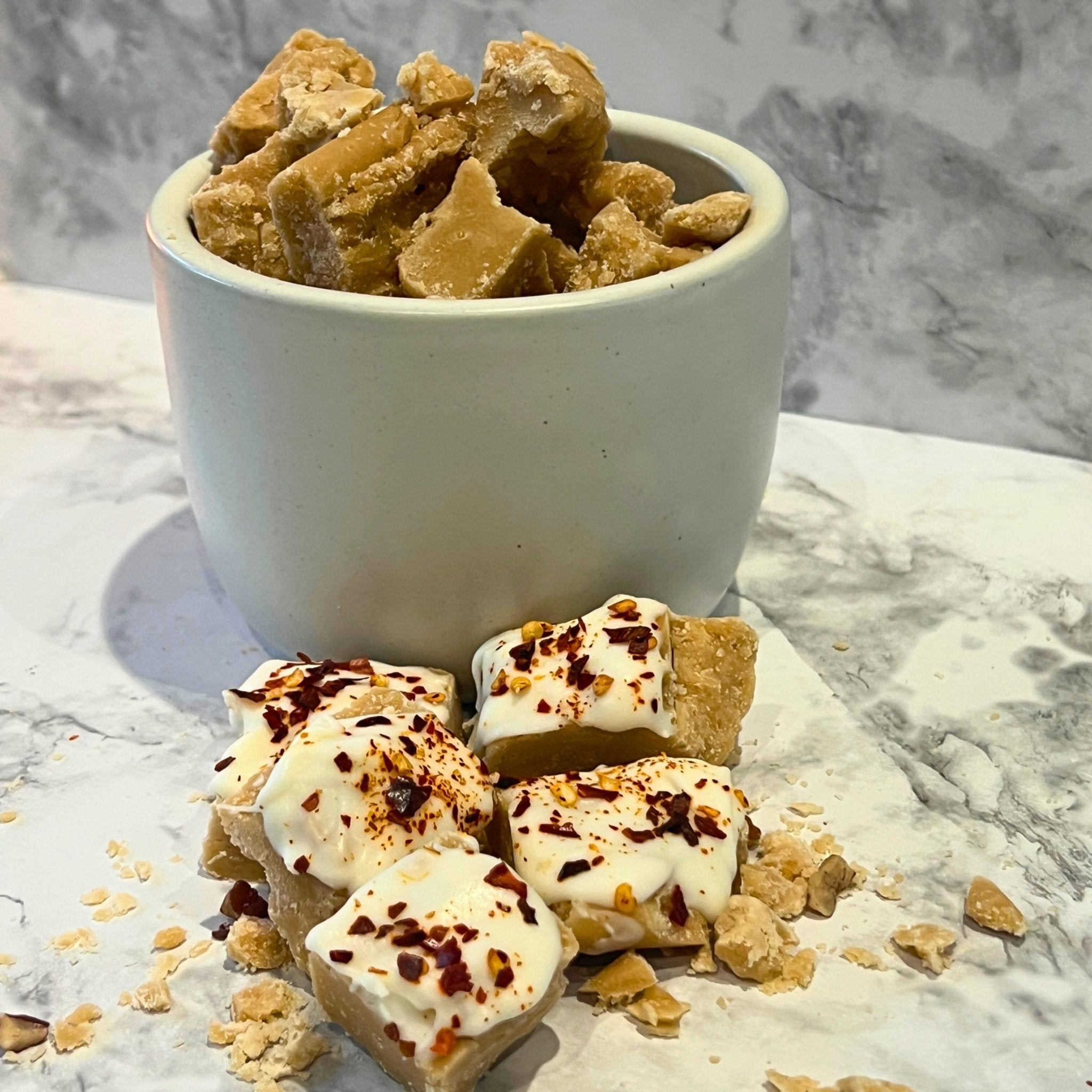 Brown Sugar Butter Candy: Spicy White Chocolate Fudge - Winterberry Hearth