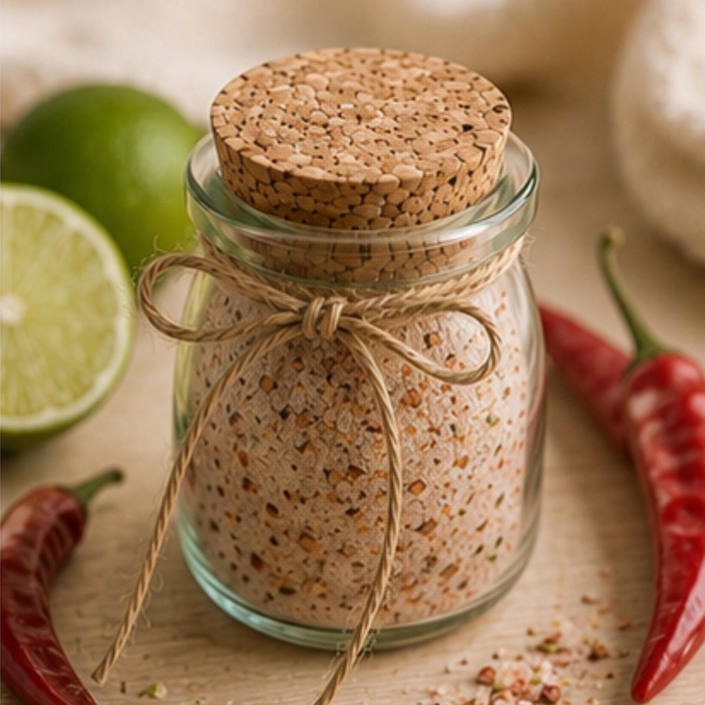 Chili Lime Salt, Margarita Rimmer, Grilling Seasoning, Spicy Mexican Taco Salt Blend, Gourmet Gift - Winterberry Hearth