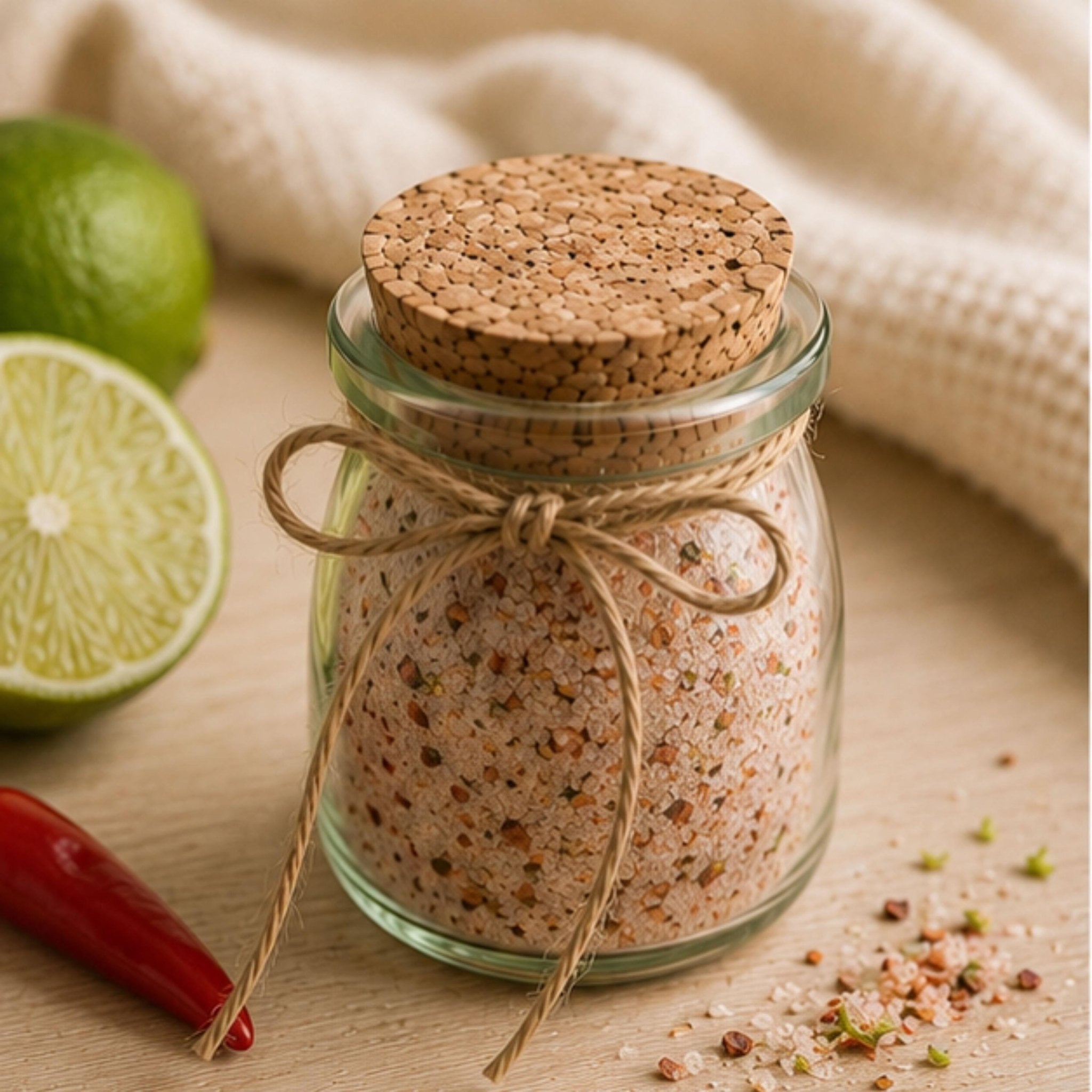 Chili Lime Salt, Margarita Rimmer, Grilling Seasoning, Spicy Mexican Taco Salt Blend, Gourmet Gift - Winterberry Hearth