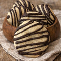 Classic Sugar Cookies, Chocolate Glaze Drizzle, Homemade Bakery Cookies, Gourmet Gift, Fresh Baked Treats - Winterberry Hearth