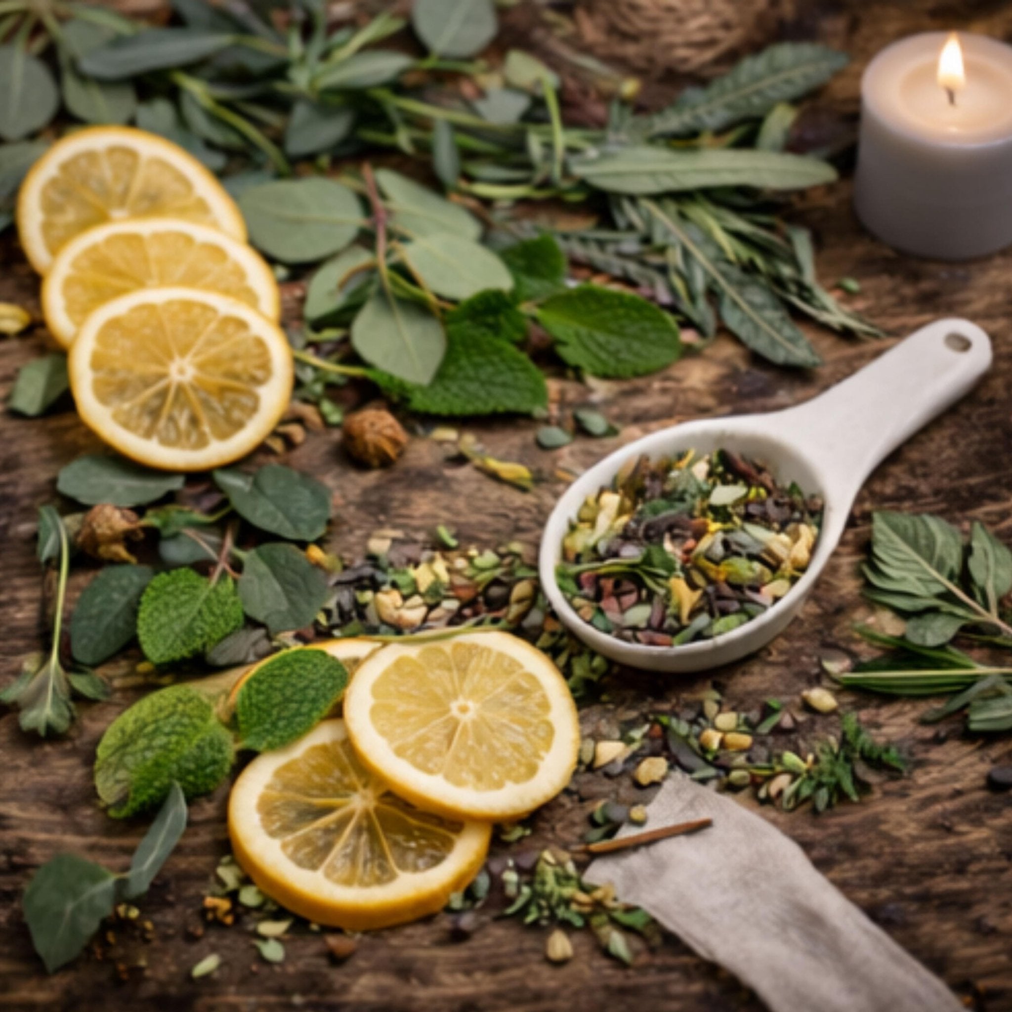 Cleanse & Refresh Simmer Pot Blend, Energy Clearing Aromatherapy, Herbal Stove Simmer - Winterberry Hearth
