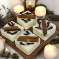 Clove & Cinnamon Soy Wax Melts: Herbal Infused Aromatherapy Tarts, Set of 12 - Winterberry Hearth
