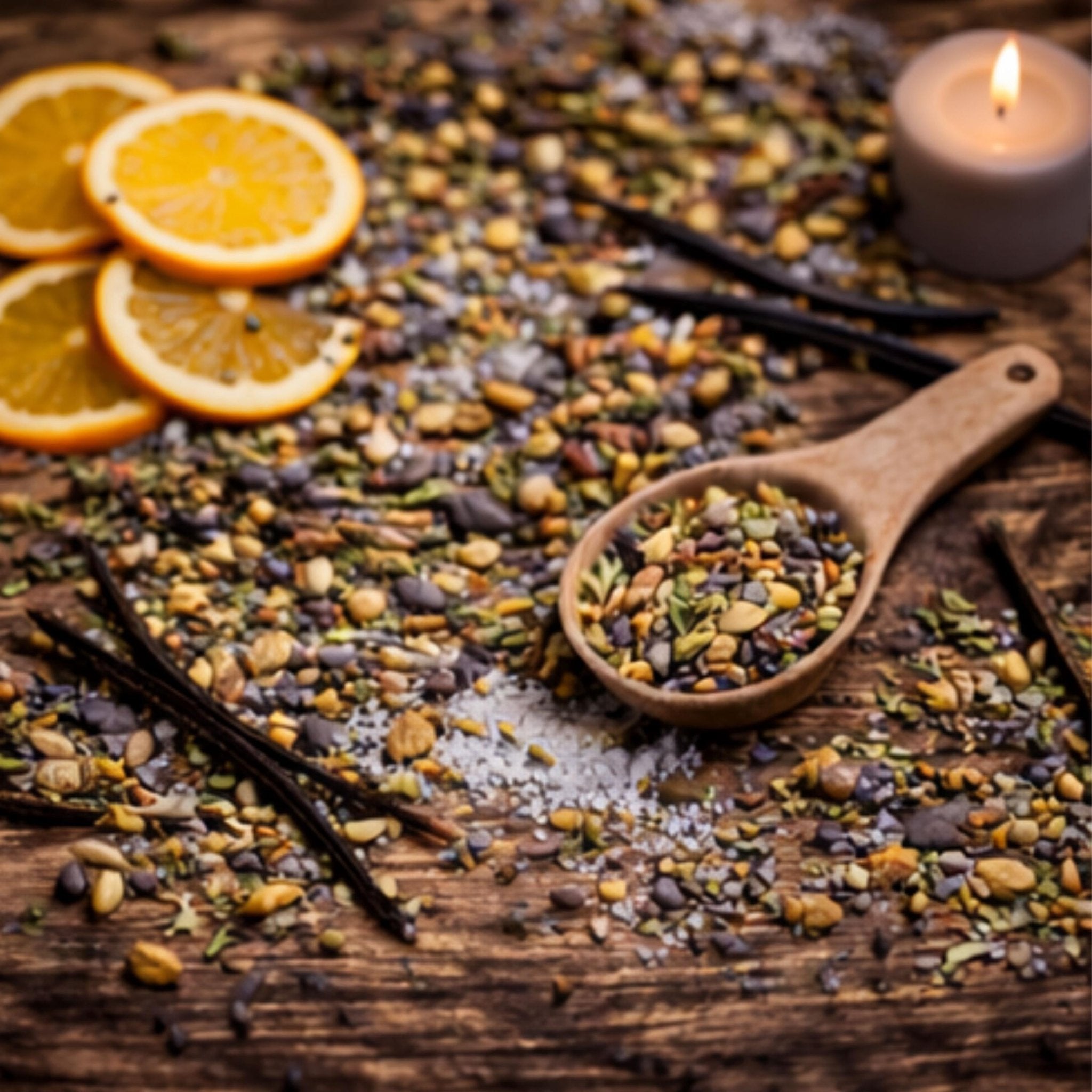 Evening Porch Simmer Pot, Orange Chamomile Vanilla Stovetop Potpourri, Cozy Relaxing Home Fragrance - Winterberry Hearth