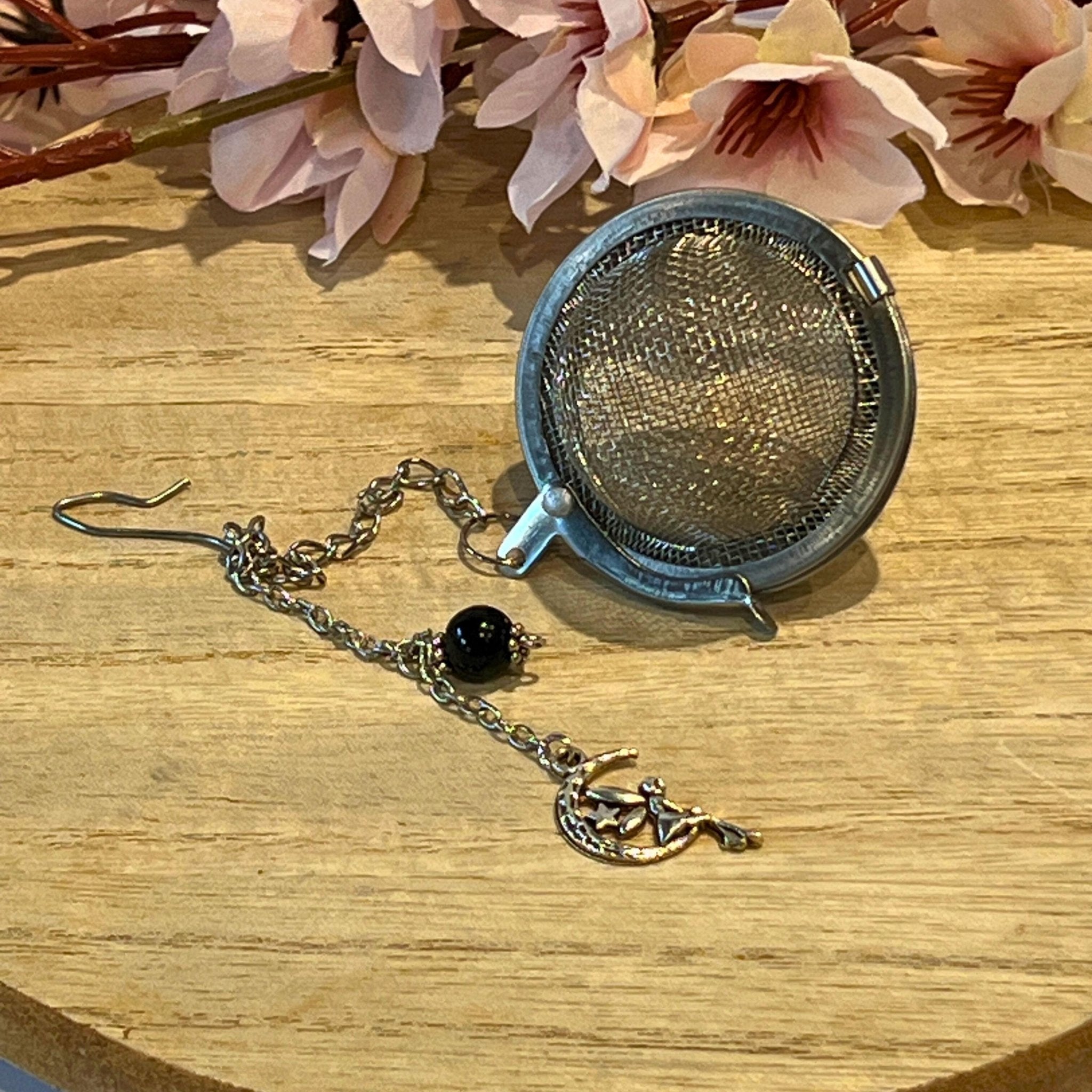 Fairy Moon Loose Leaf Tea Steeper, Herbal Tea Infuser & Strainer - Winterberry Hearth
