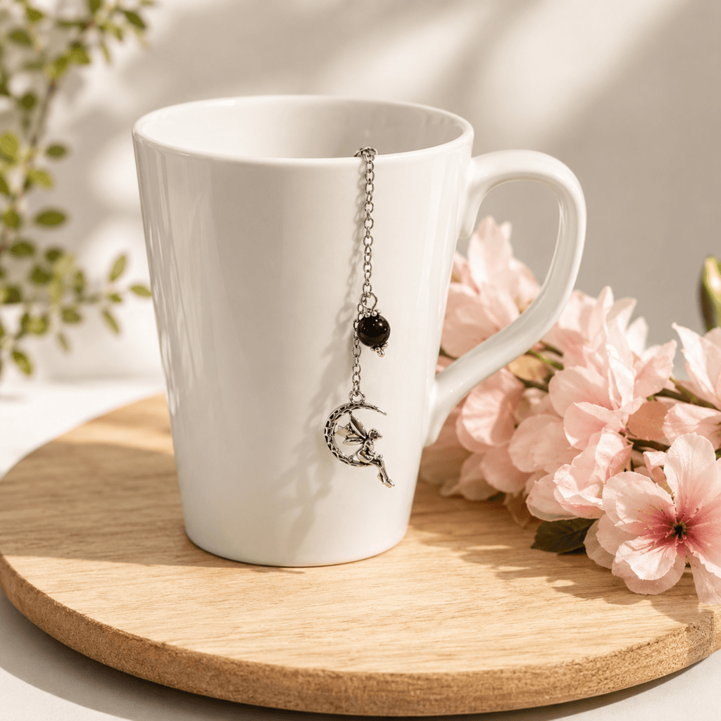 Fairy Moon Loose Leaf Tea Steeper, Herbal Tea Infuser & Strainer - Winterberry Hearth