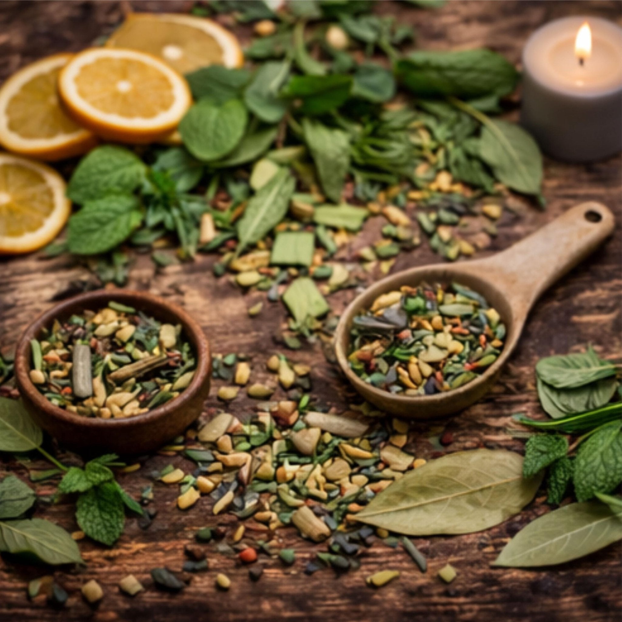 Garden Breeze Simmer Pot, Eucalyptus Lemon Herbal Stovetop Potpourri, Botanical Home Fragrance - Winterberry Hearth