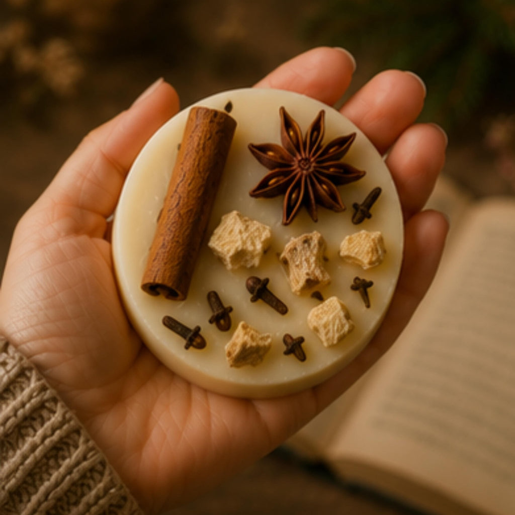 Gingerbread Cottage Wickless Candle Melt, Bakery Soy Wax Tart - Winterberry Hearth