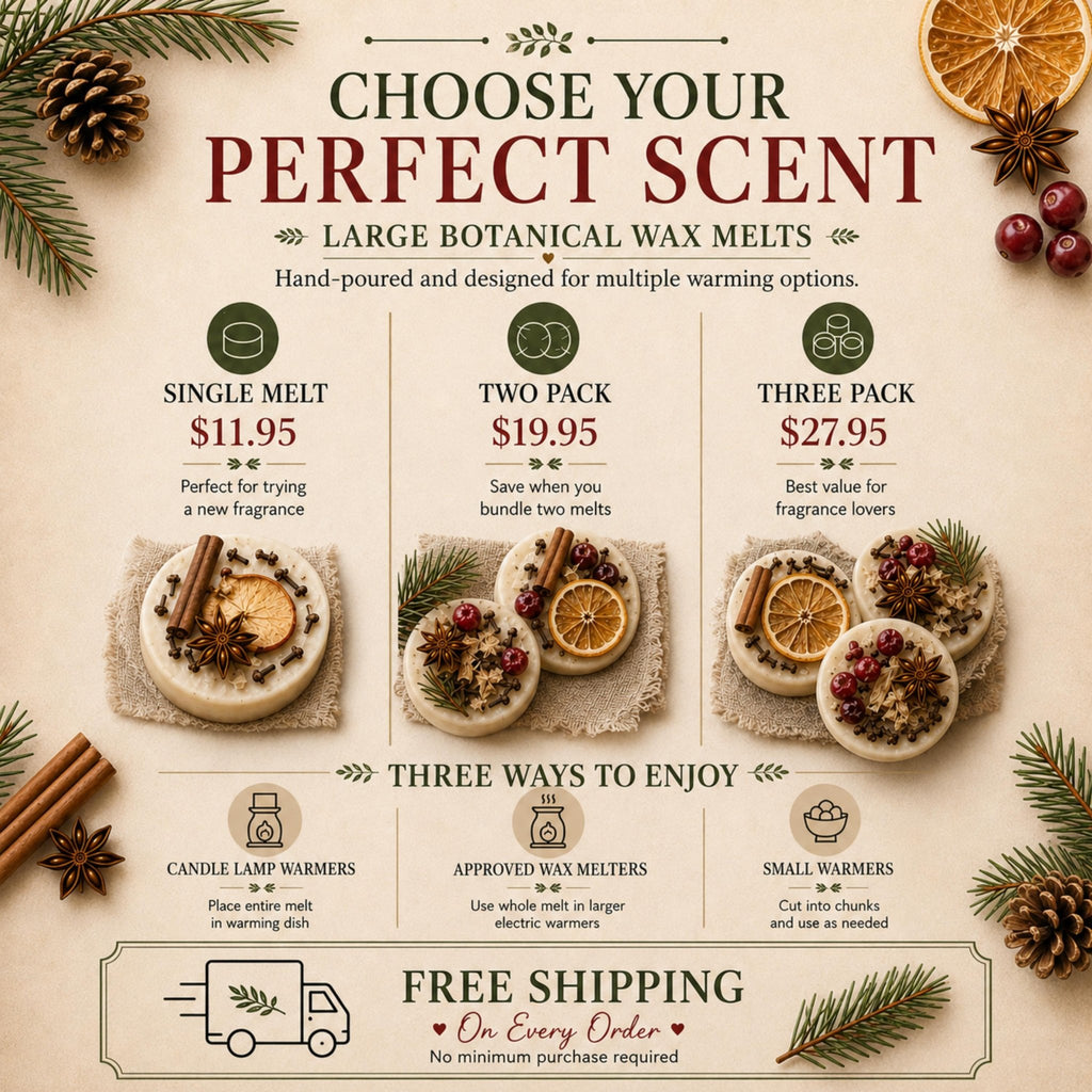Gingerbread Cottage Wickless Candle Melt, Bakery Soy Wax Tart - Winterberry Hearth