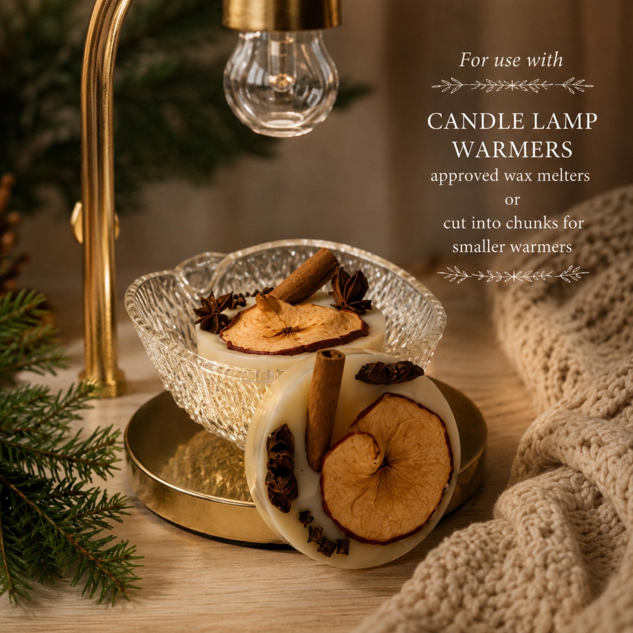 Gingerbread Cottage Wickless Candle Melt, Bakery Soy Wax Tart - Winterberry Hearth