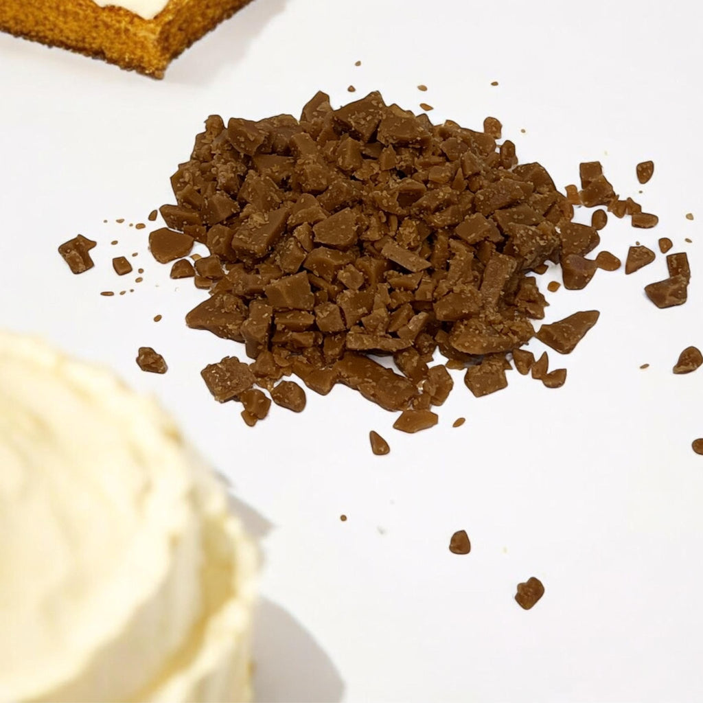 Gourmet Butter Toffee Bits: Crunchy Ice Cream & Cupcake Topping - Winterberry Hearth