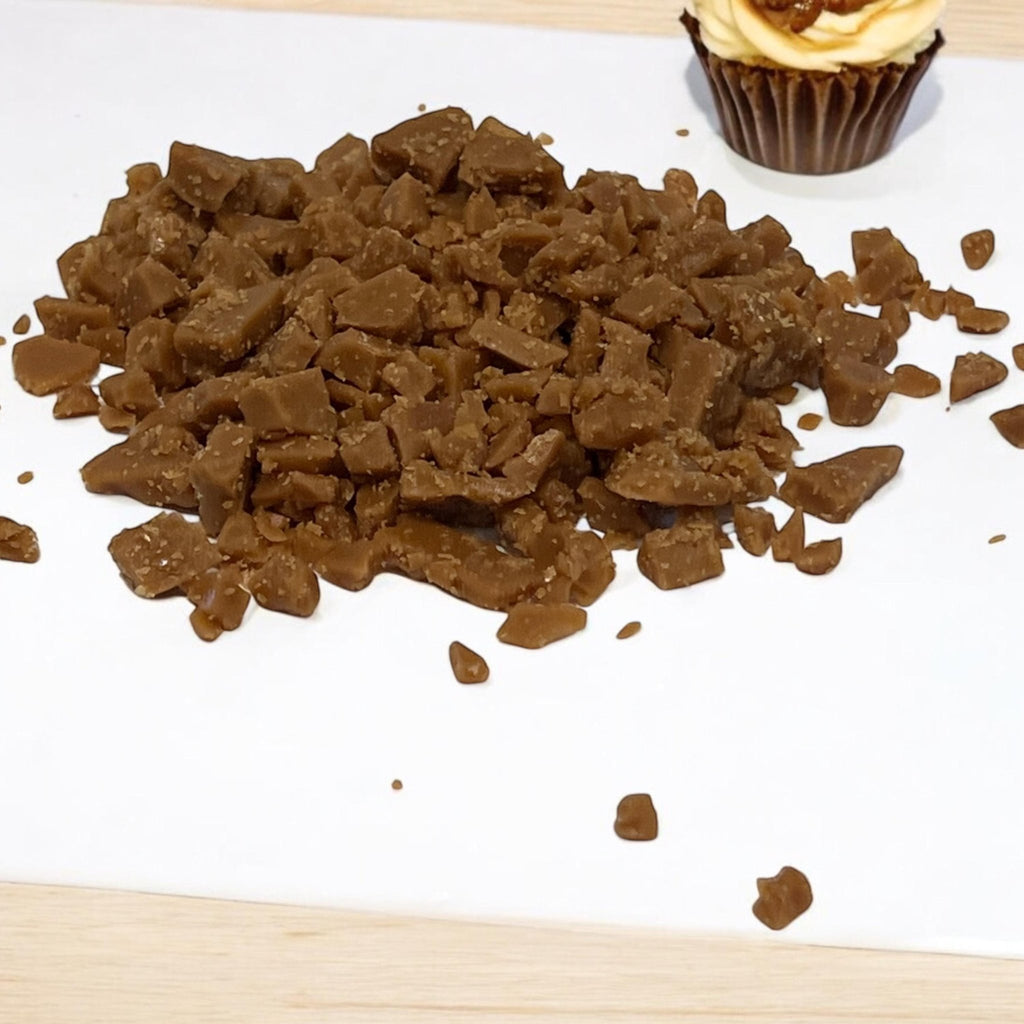 Gourmet Butter Toffee Bits: Crunchy Ice Cream & Cupcake Topping - Winterberry Hearth