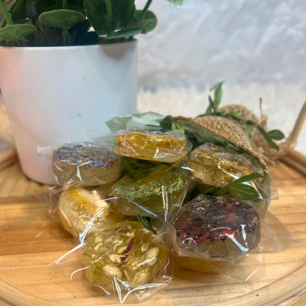 Gourmet Herbal Tea Lollipop Stir Sticks Gift Set: Artisan Cocktail Candy Sweetener - Winterberry Hearth