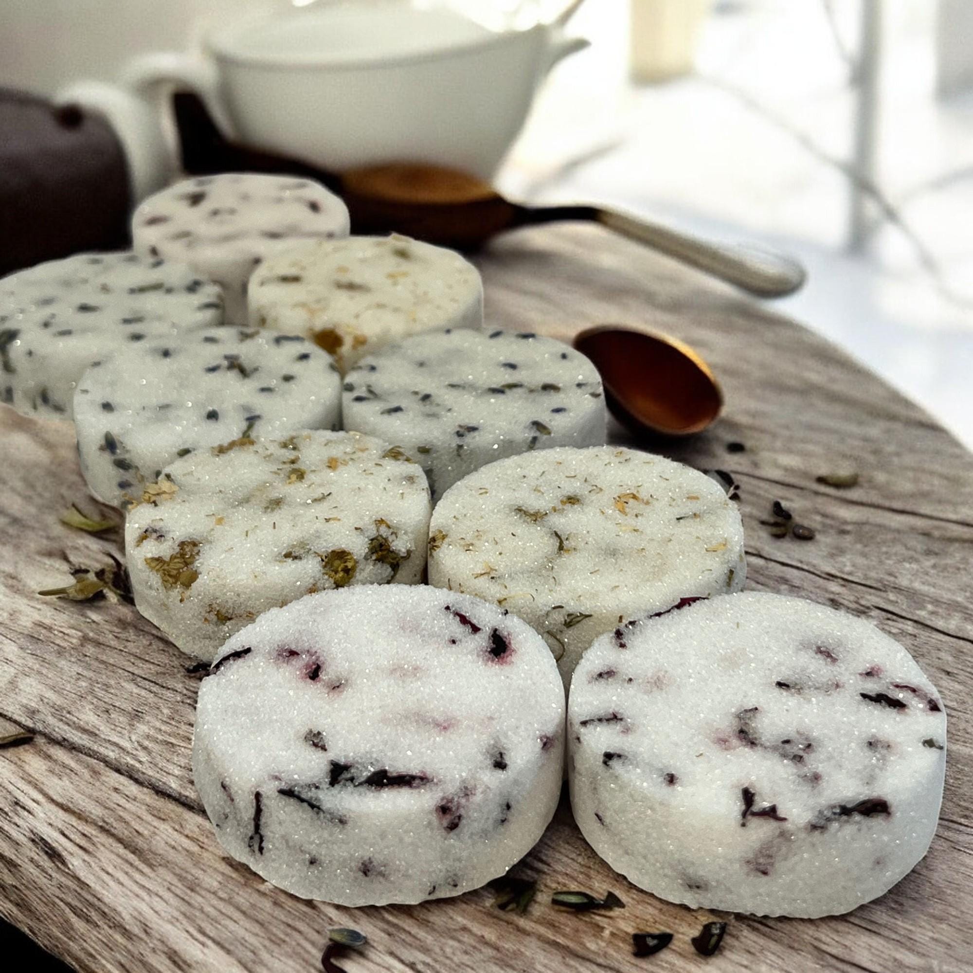 Herb Infused Gourmet Sugar Cubes: Tea & Beverage Enhancer - Winterberry Hearth
