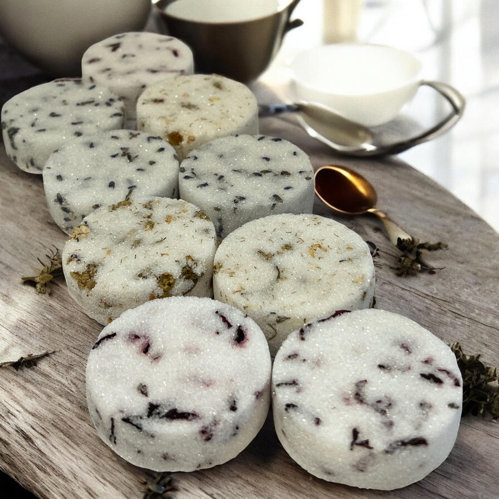 Herb Infused Gourmet Sugar Cubes: Tea & Beverage Enhancer - Winterberry Hearth