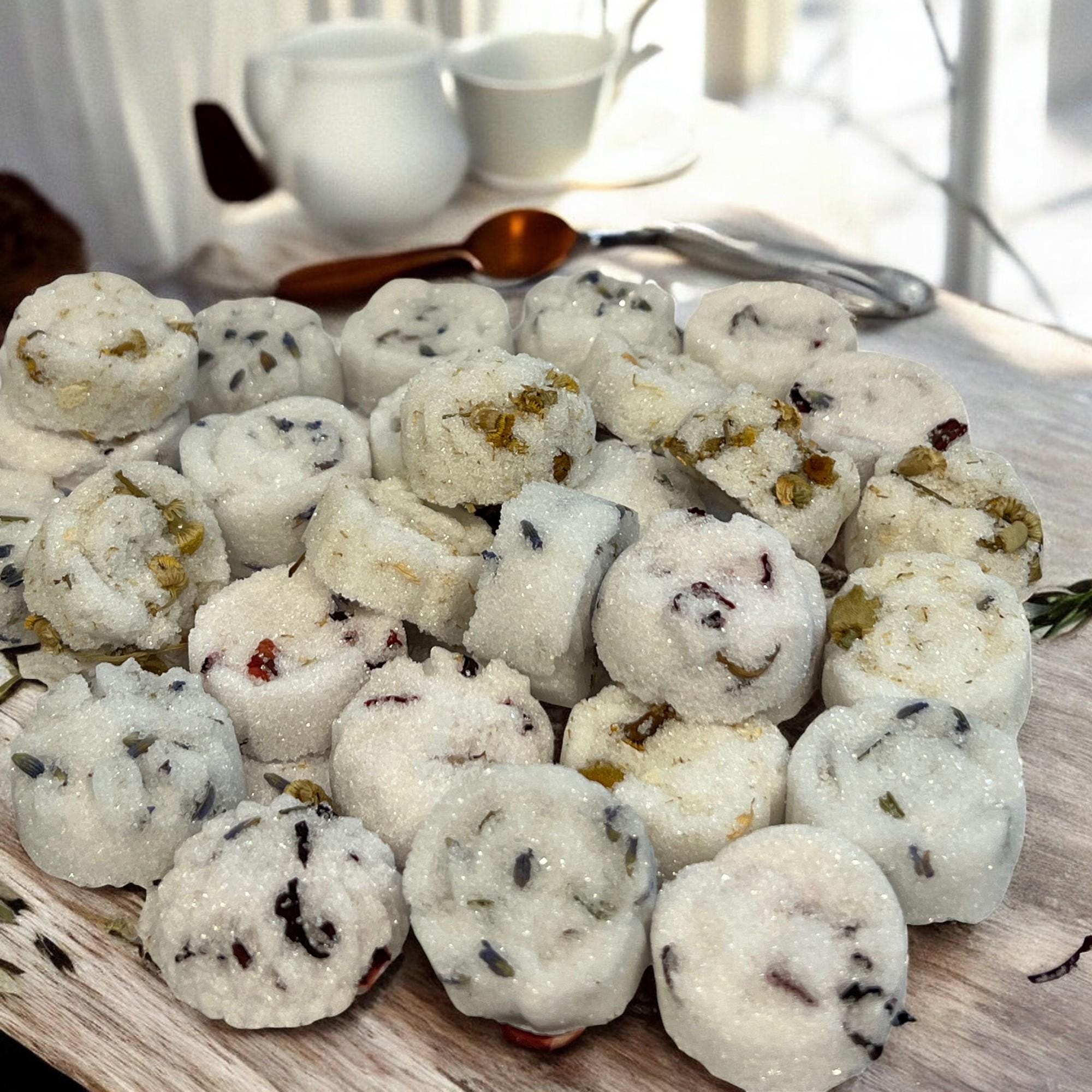 Herb Infused Gourmet Sugar Cubes: Tea & Coffee Drink Enhancer - Winterberry Hearth