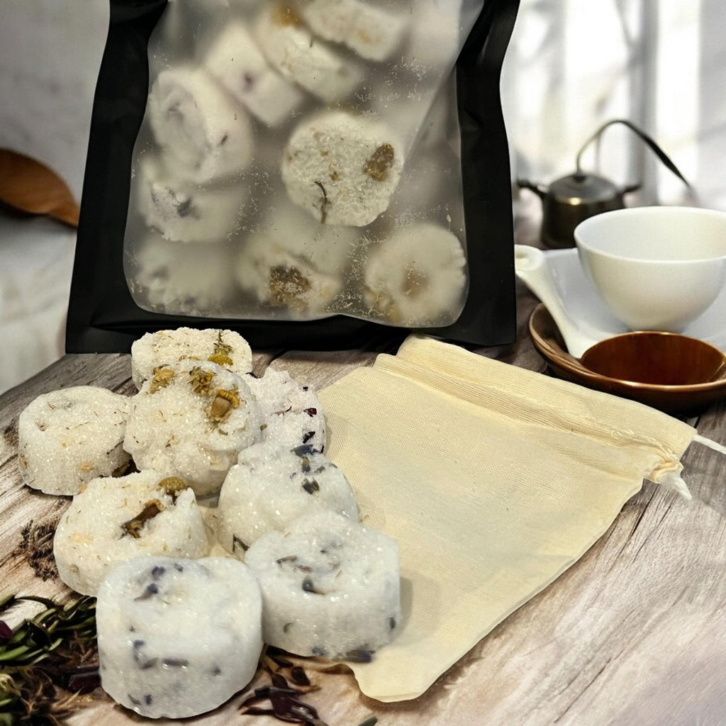 Herb Infused Gourmet Sugar Cubes: Tea & Coffee Drink Enhancer - Winterberry Hearth