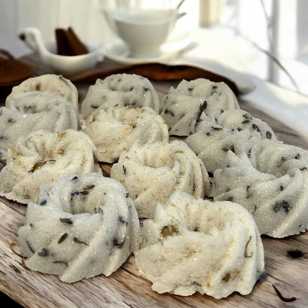 Herb Infused Gourmet Sugar Cubes: Tea & Coffee Flavor Enhancer - Winterberry Hearth