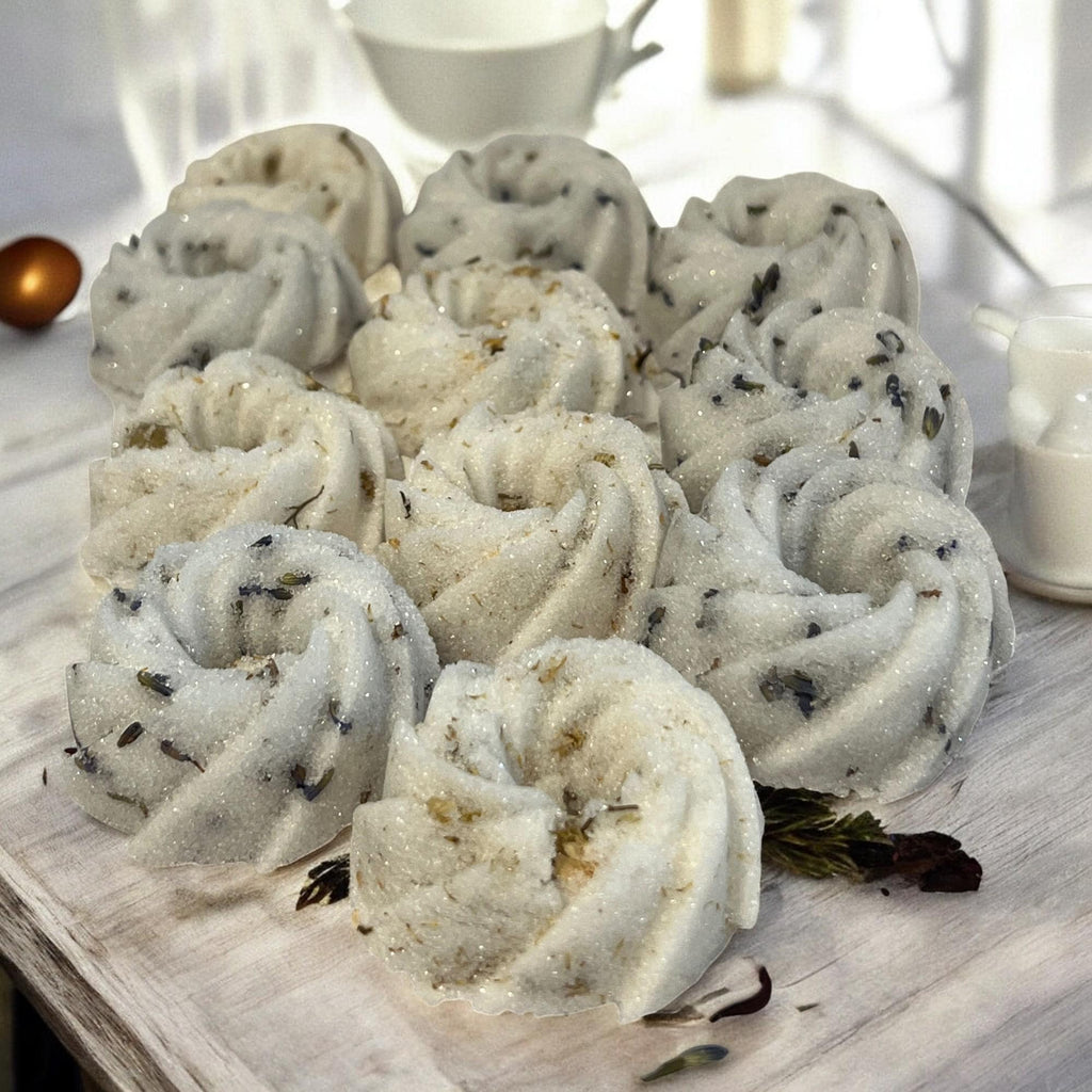 Herb Infused Gourmet Sugar Cubes: Tea & Coffee Flavor Enhancer - Winterberry Hearth