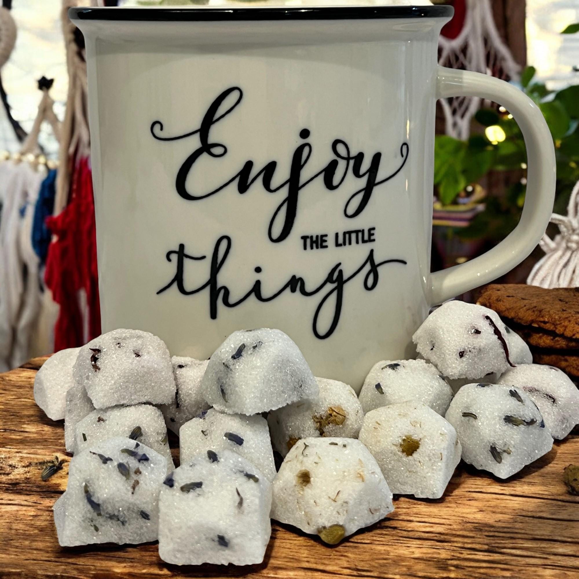 Herb Infused Gourmet Sugar Cubes: Tea & Coffee Sweetener - Winterberry Hearth