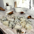 Herb Infused Heart Sugar Cubes: Gourmet Tea & Coffee Sweetener - Winterberry Hearth