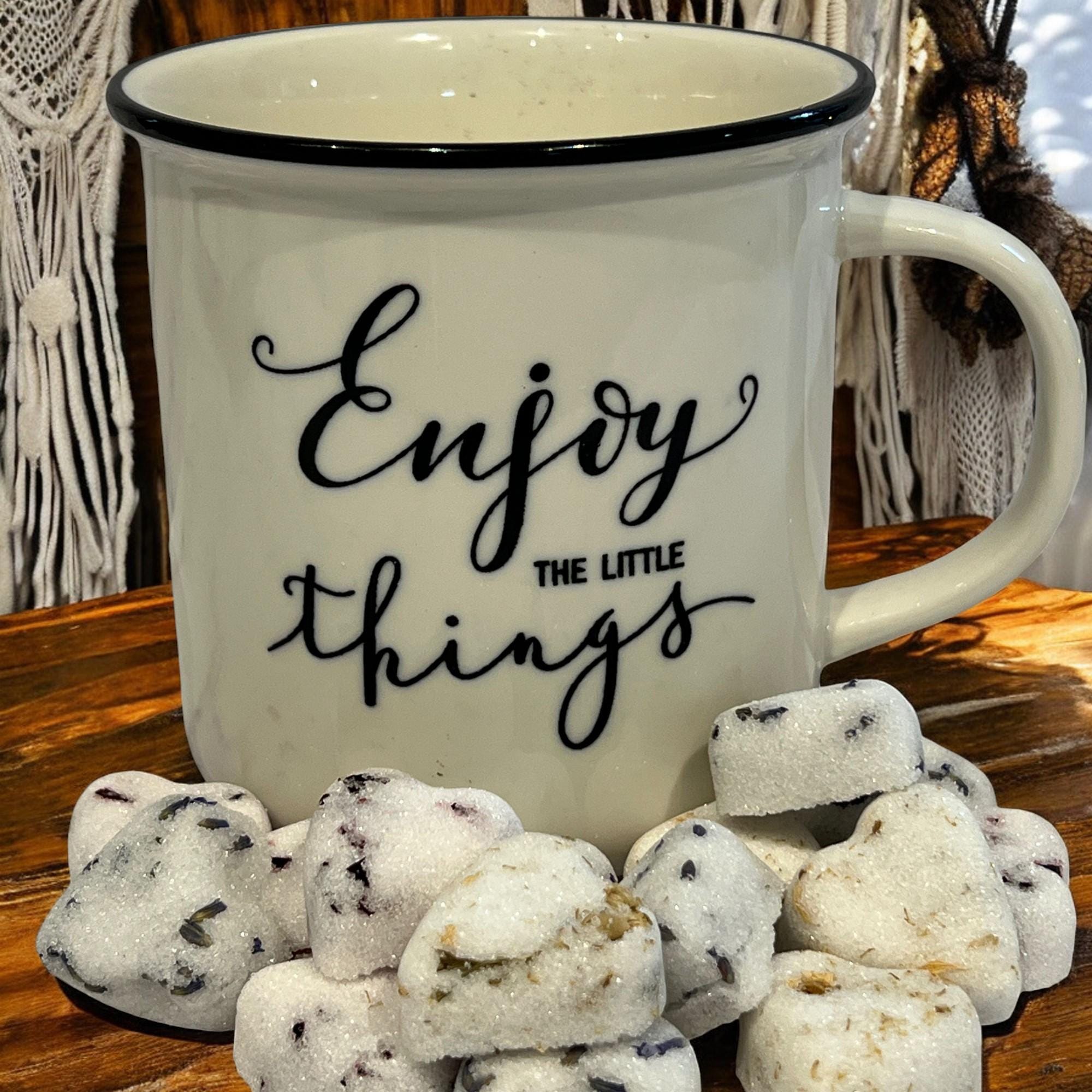 Herb Infused Heart Sugar Cubes: Gourmet Tea & Coffee Sweetener - Winterberry Hearth