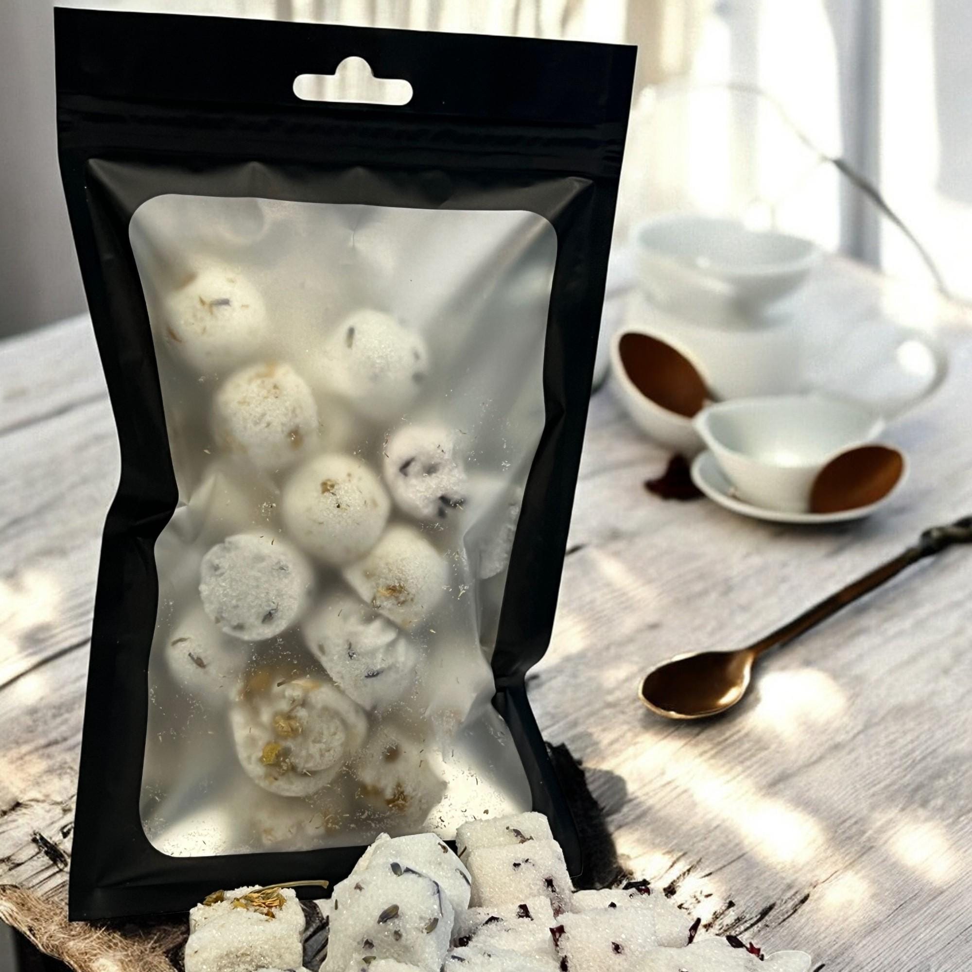 Herb Infused Sugar Cubes: Gourmet Tea & Coffee Flavoring - Winterberry Hearth