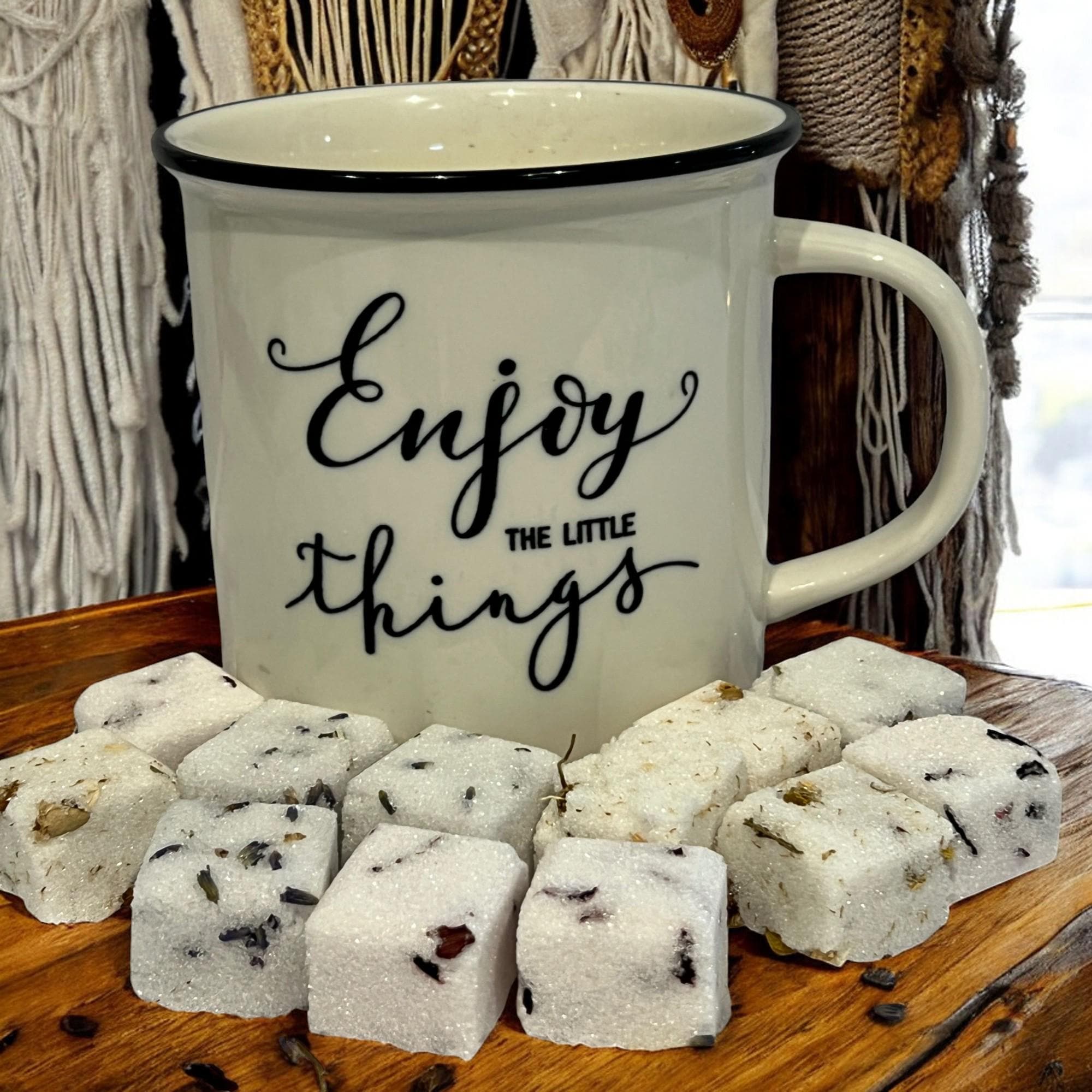 Herbal Infused Gourmet Sugar Cubes: Tea & Coffee Sweetener - Winterberry Hearth
