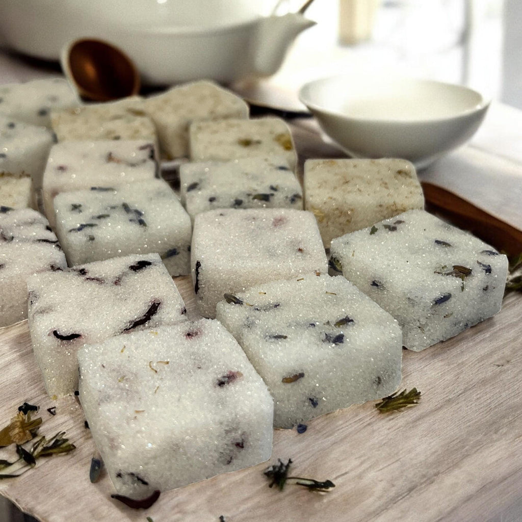 Herbal Infused Sugar Cubes: Gourmet Coffee & Tea Sweetener - Winterberry Hearth