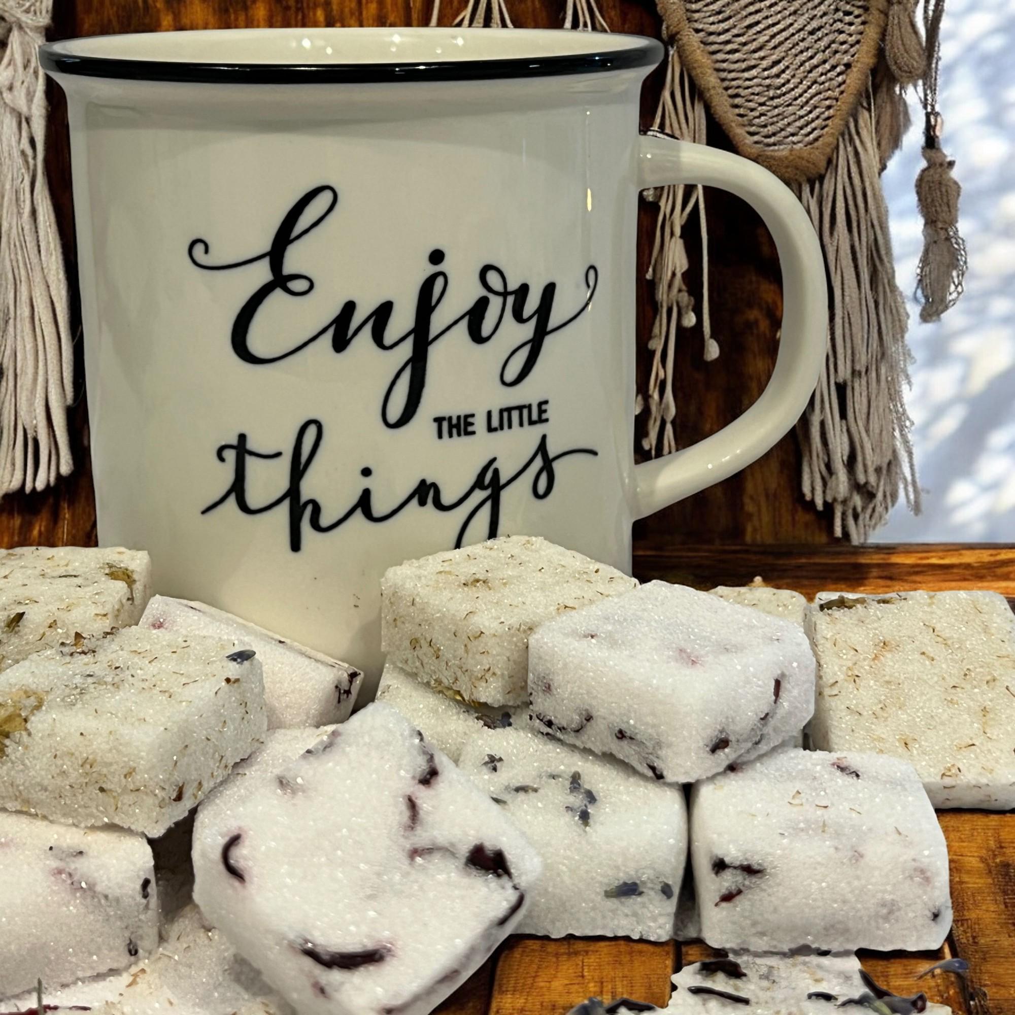 Herbal Infused Sugar Cubes: Gourmet Coffee & Tea Sweetener - Winterberry Hearth