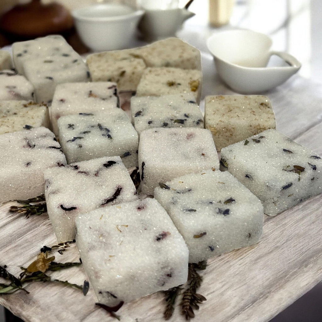 Herbal Infused Sugar Cubes: Gourmet Coffee & Tea Sweetener - Winterberry Hearth