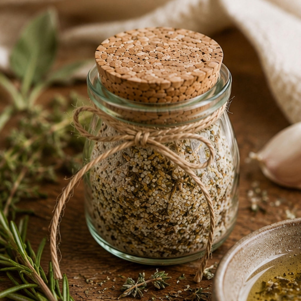 Homestead Kitchen Garlic Herb Butter Blend Seasoning, Roasted Vegetable Salt, Gourmet Pantry Spice - Winterberry Hearth